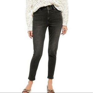 Free People Black Milkyway Montana Pull-On Denim Skinny Jean